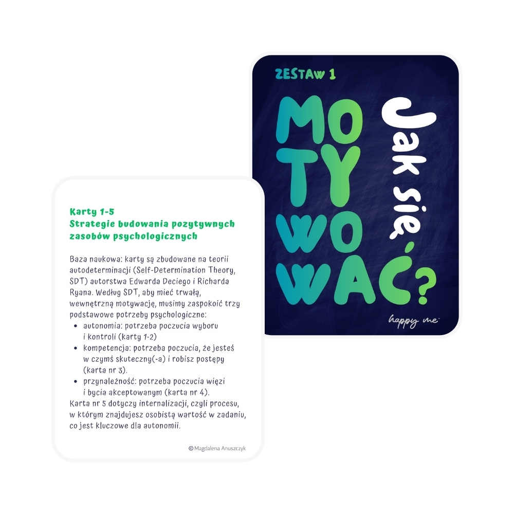 strategie motywacyjne karty motywacyjne